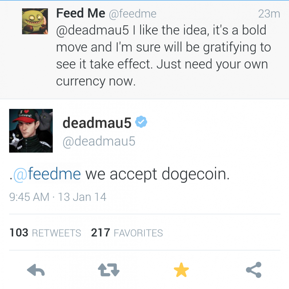 deadmau5 dogecoin