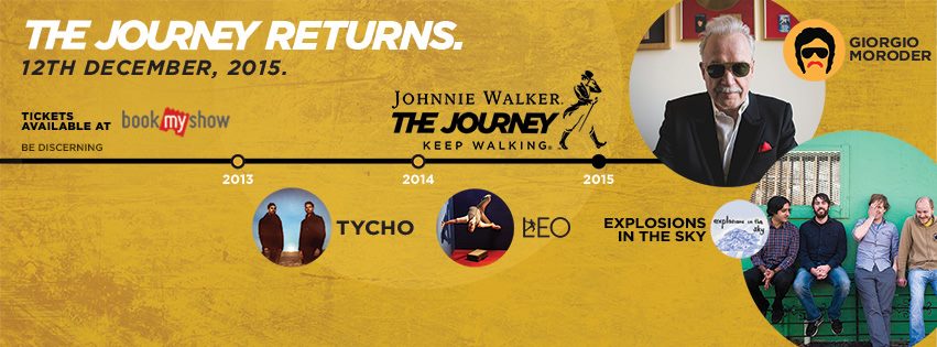 Johnnie walker the journey ticket flyer