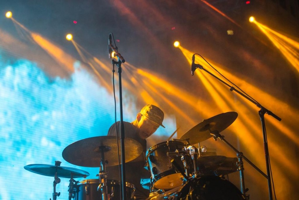 American producer and drummer Shigeto at Magnetic Fields - Photo credit - Artfotos