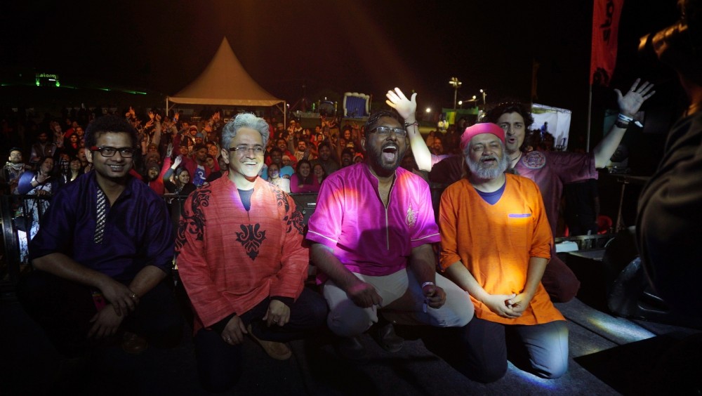 Indian Ocean after performing at Chasing Storm New Year's Edition at Coorg
