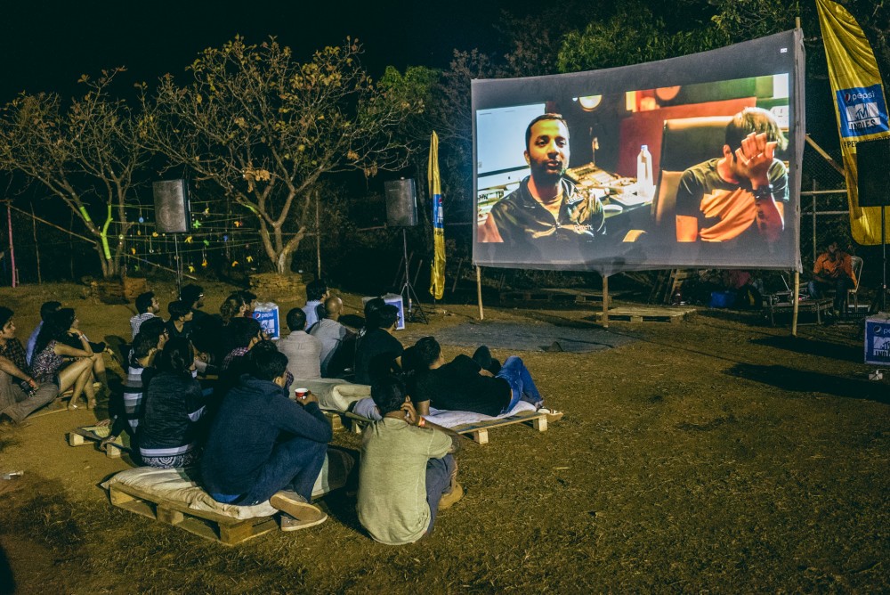There were multiple entertainment options, like midnight movie screenings at The Lost Party - Photo credit - Aman Deshmukh