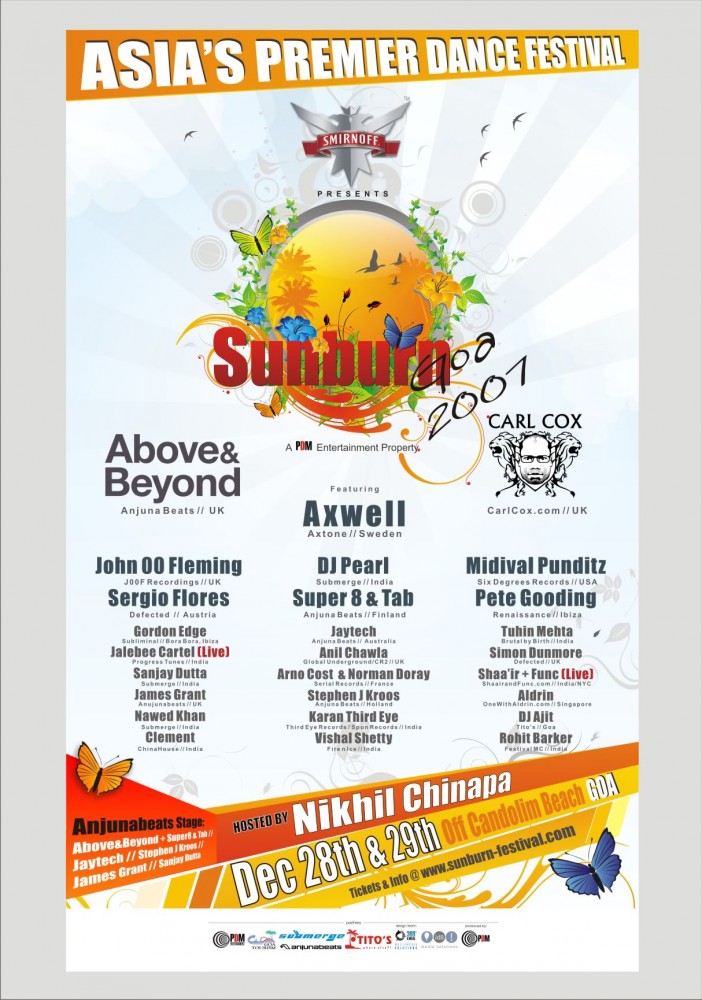 sunburn 2007 flyer