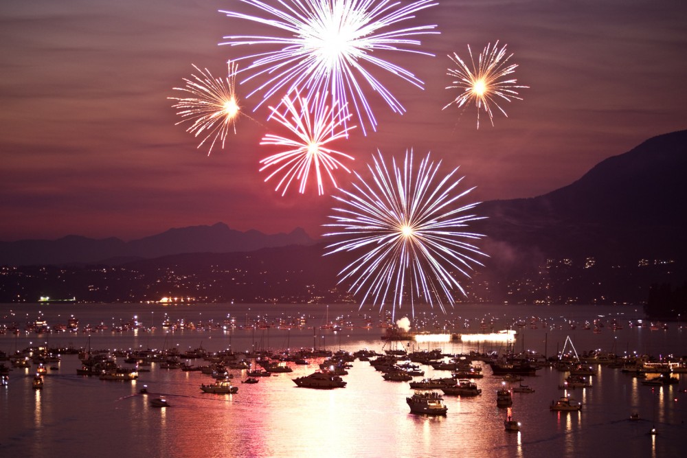 Since 1990, Vancouver has been home to the Celefration of Light (originally known as the Symphony of Fire). This internation pyro-musical firewoks competiton has attracted the world's leading fireworkds designers and is seen as a highly prestigious event. The fireworks festival creates an exciting arena where spectators can enjoy each country's representatives unveil their latest techniques and use the most innovative fireworks materials as they compete to be crowned the winner. No model or/and property releases July/August 2009 Vancouver - British Columbia - Canada