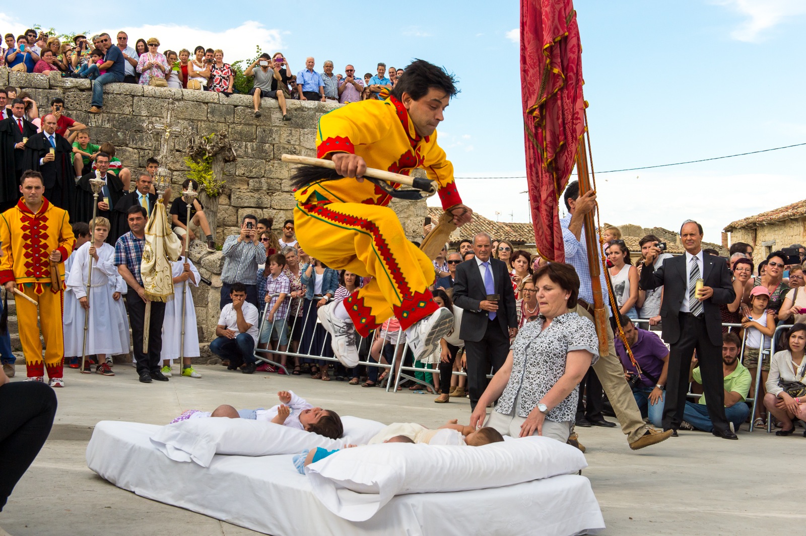 Babies Protest for Insurance Rights After The El Colacho Baby Jumping  Festival - Sherpa Land