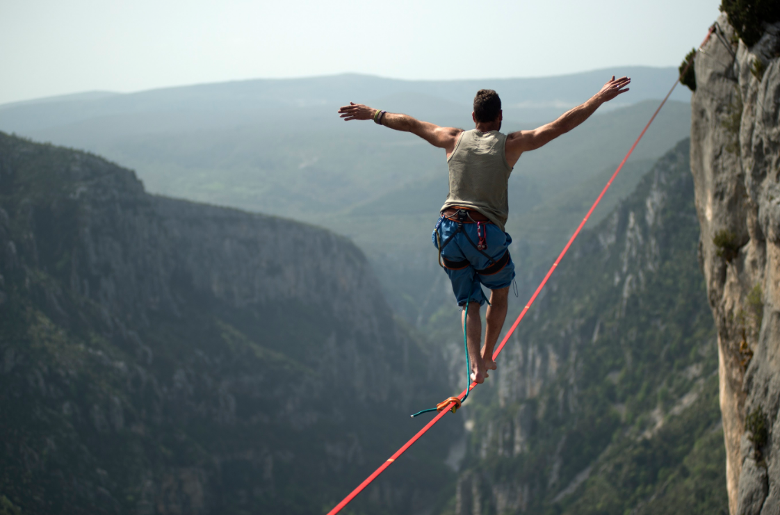 Highlining fun