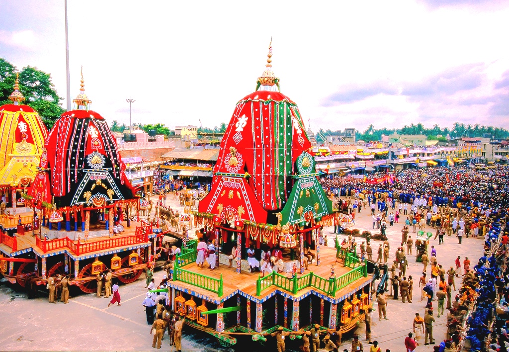 Thousands Gather As Odisha Celebrates Annual Rath Yatra Festival At